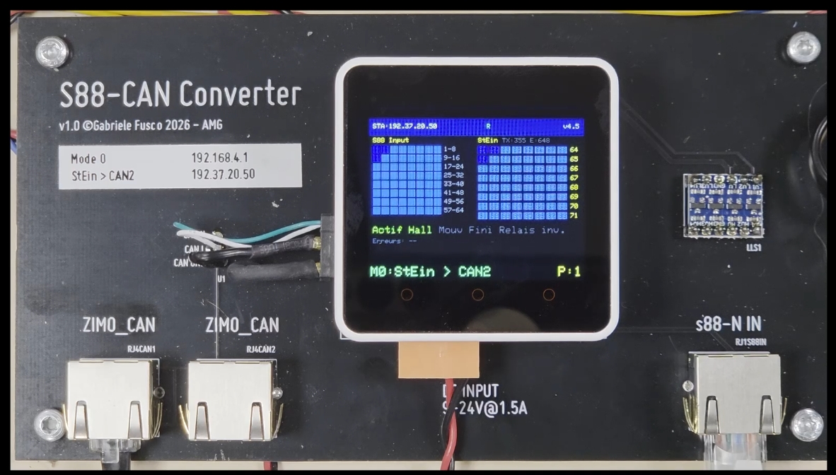 CAN to S88-N Converter