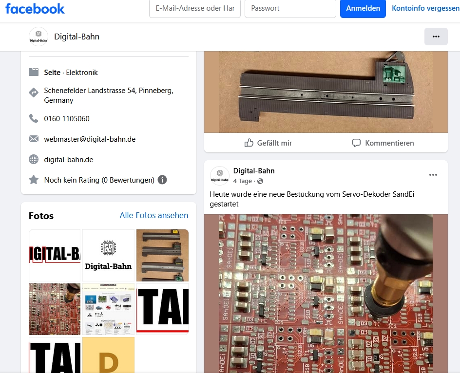 jetzt gibt es Digital-Bahn auch auf Facebook